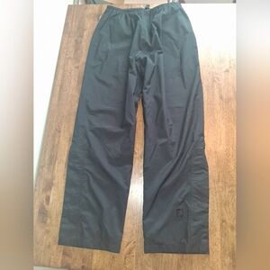 Footjoy Dry Joy Pants Black Elastic Waist Rain Resistant L
